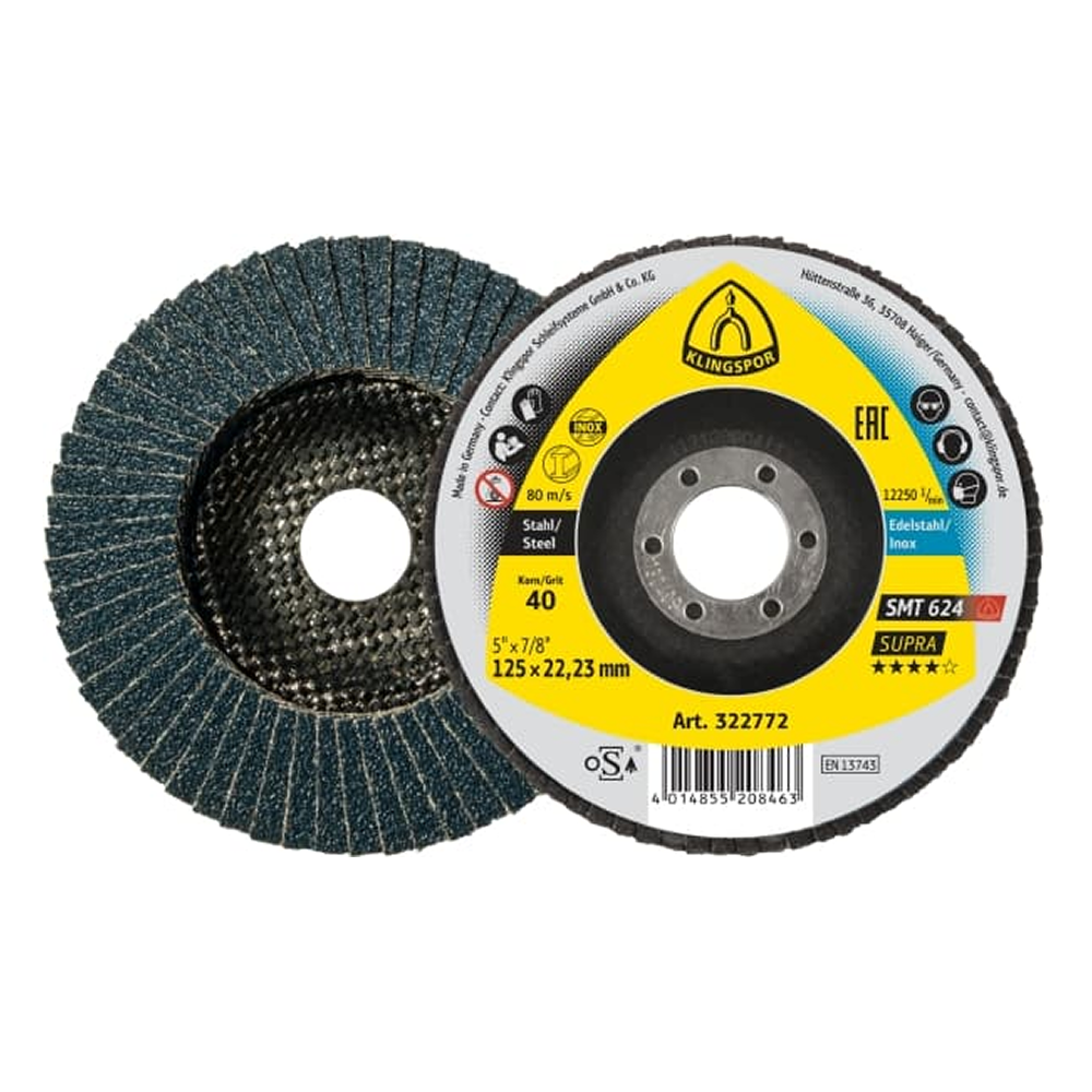 Круг для чистки 125 x 22,23 mm карбид кремния приемный NCD 200